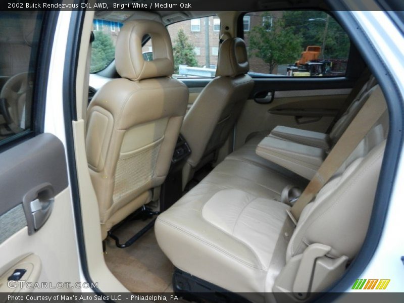 Bright White / Medium Oak 2002 Buick Rendezvous CXL AWD