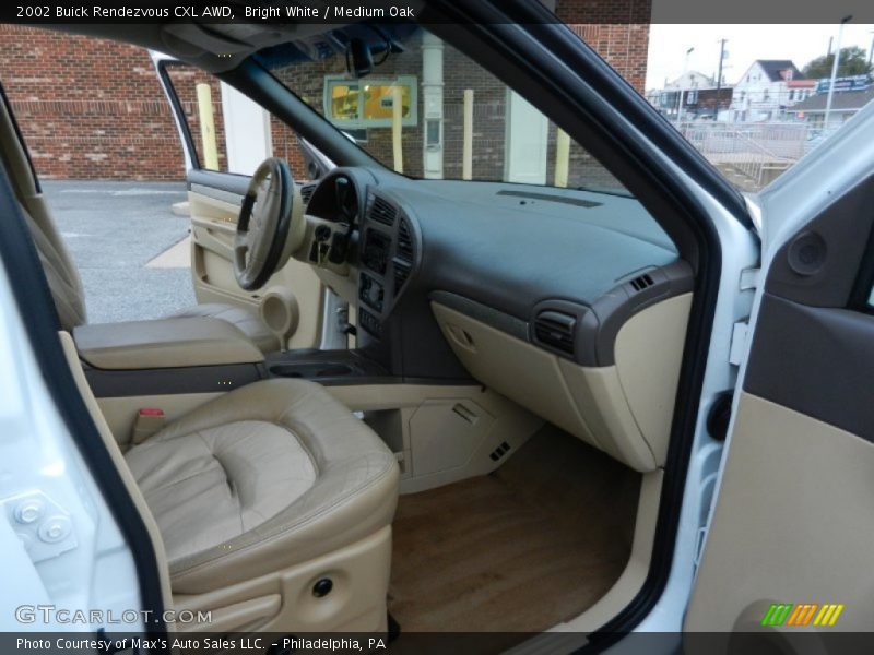 Bright White / Medium Oak 2002 Buick Rendezvous CXL AWD