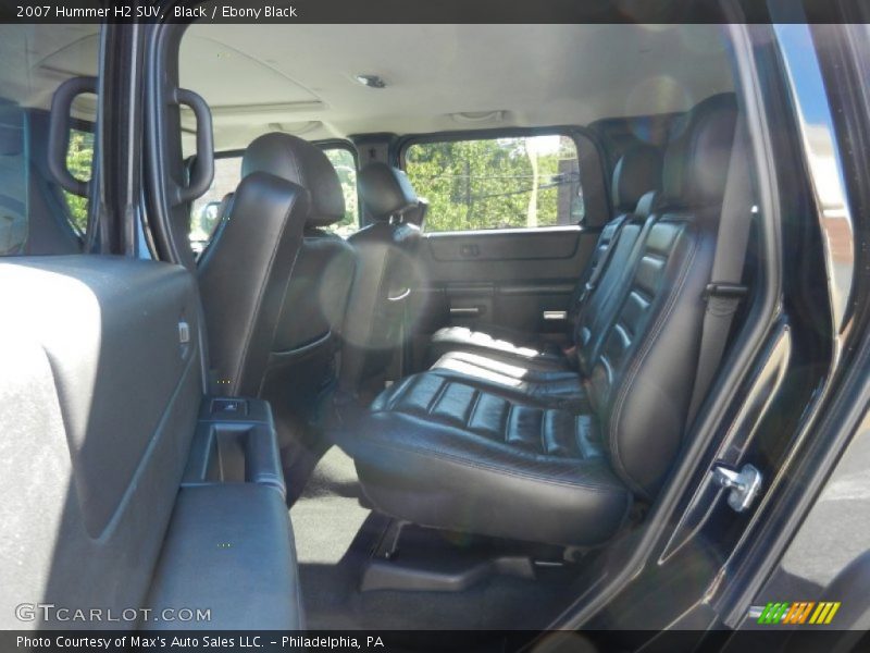  2007 H2 SUV Ebony Black Interior