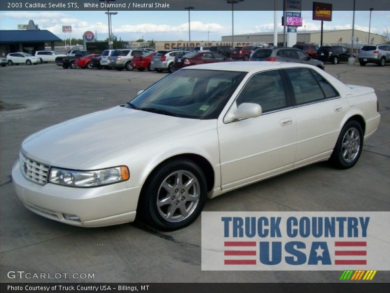 White Diamond / Neutral Shale 2003 Cadillac Seville STS