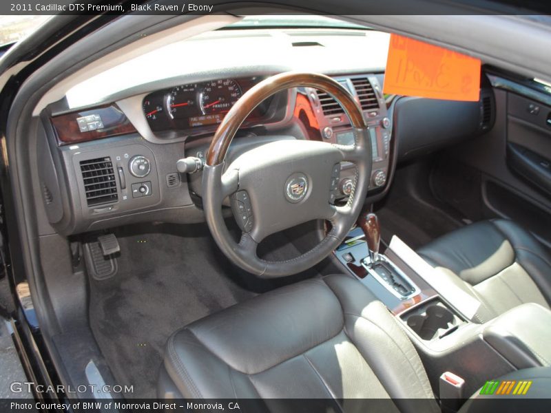 Black Raven / Ebony 2011 Cadillac DTS Premium