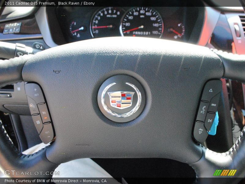 Black Raven / Ebony 2011 Cadillac DTS Premium