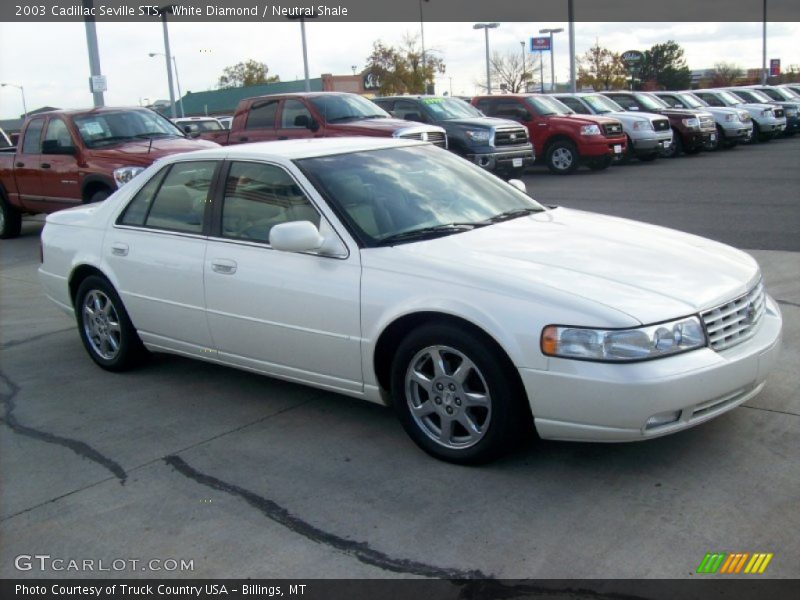 White Diamond / Neutral Shale 2003 Cadillac Seville STS