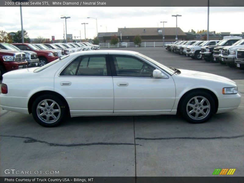 White Diamond / Neutral Shale 2003 Cadillac Seville STS