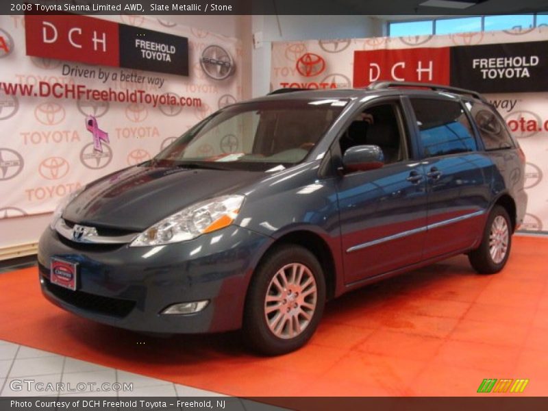 Slate Metallic / Stone 2008 Toyota Sienna Limited AWD