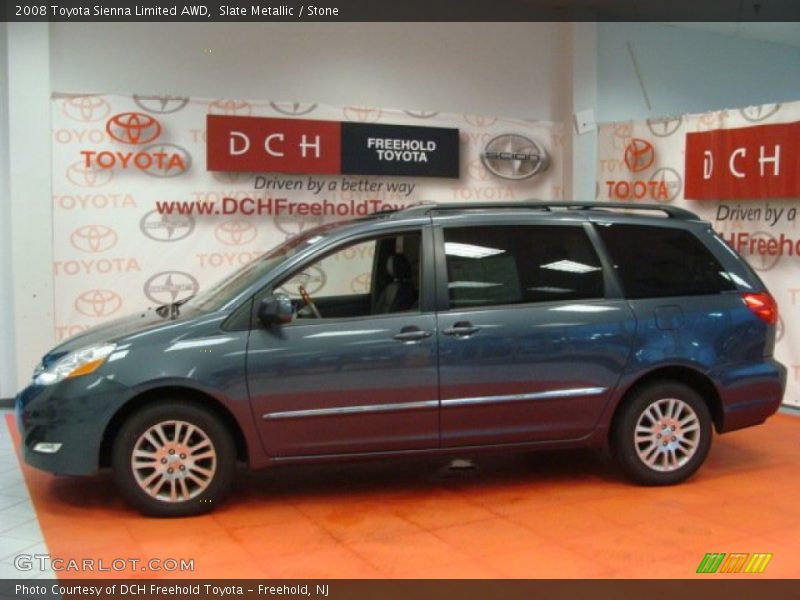 Slate Metallic / Stone 2008 Toyota Sienna Limited AWD