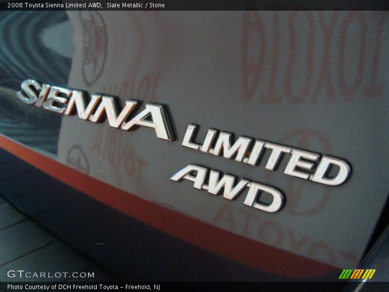 Slate Metallic / Stone 2008 Toyota Sienna Limited AWD
