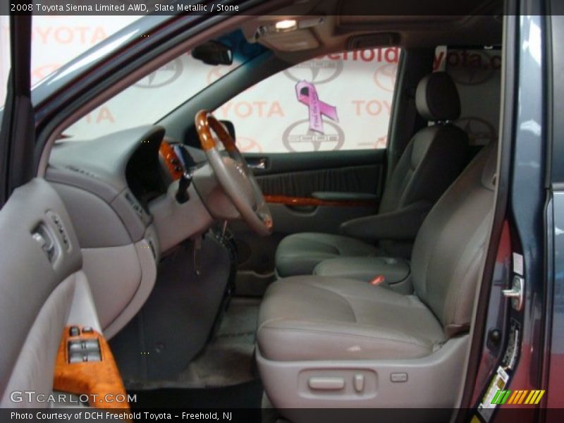 Slate Metallic / Stone 2008 Toyota Sienna Limited AWD