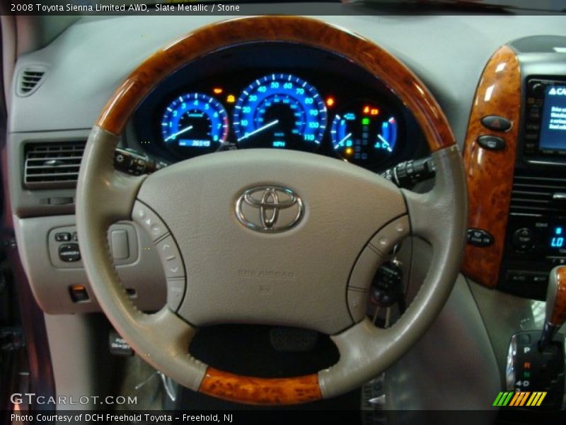 Slate Metallic / Stone 2008 Toyota Sienna Limited AWD