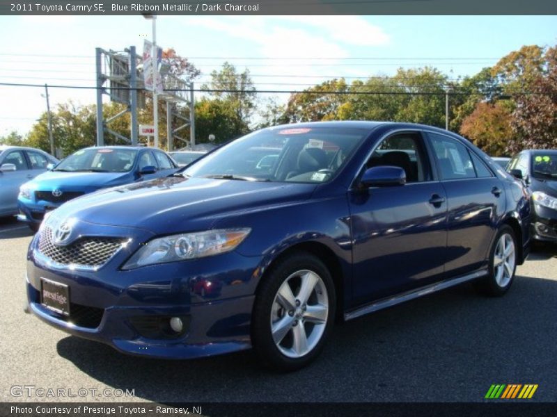 Blue Ribbon Metallic / Dark Charcoal 2011 Toyota Camry SE