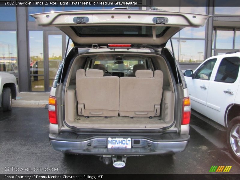 Light Pewter Metallic / Medium Gray/Neutral 2002 Chevrolet Tahoe LS 4x4