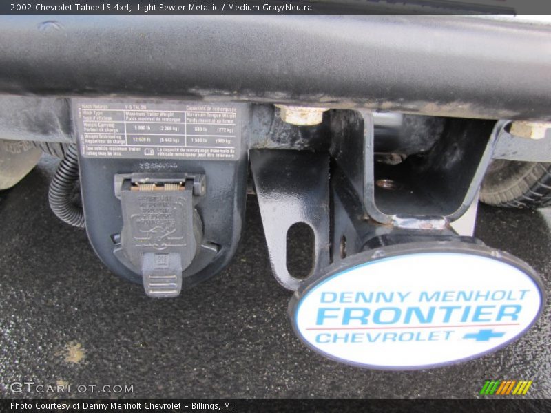 Light Pewter Metallic / Medium Gray/Neutral 2002 Chevrolet Tahoe LS 4x4