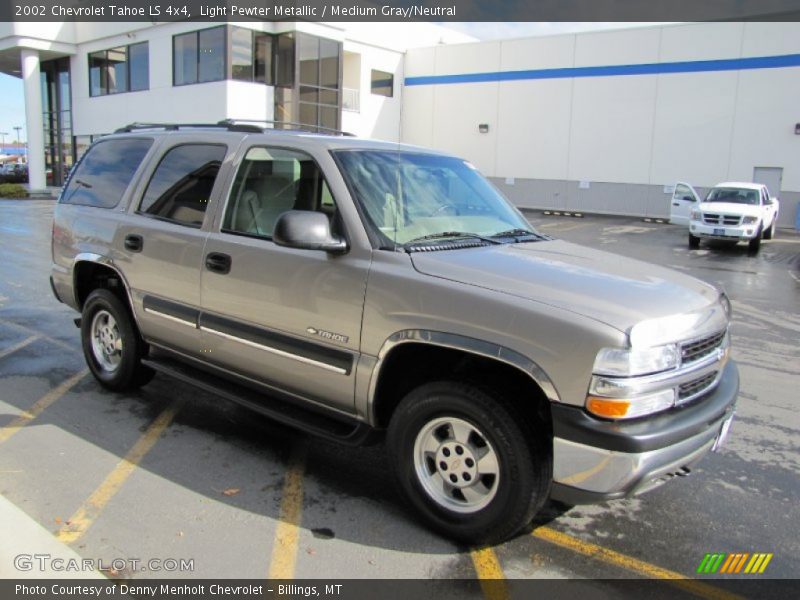 Light Pewter Metallic / Medium Gray/Neutral 2002 Chevrolet Tahoe LS 4x4