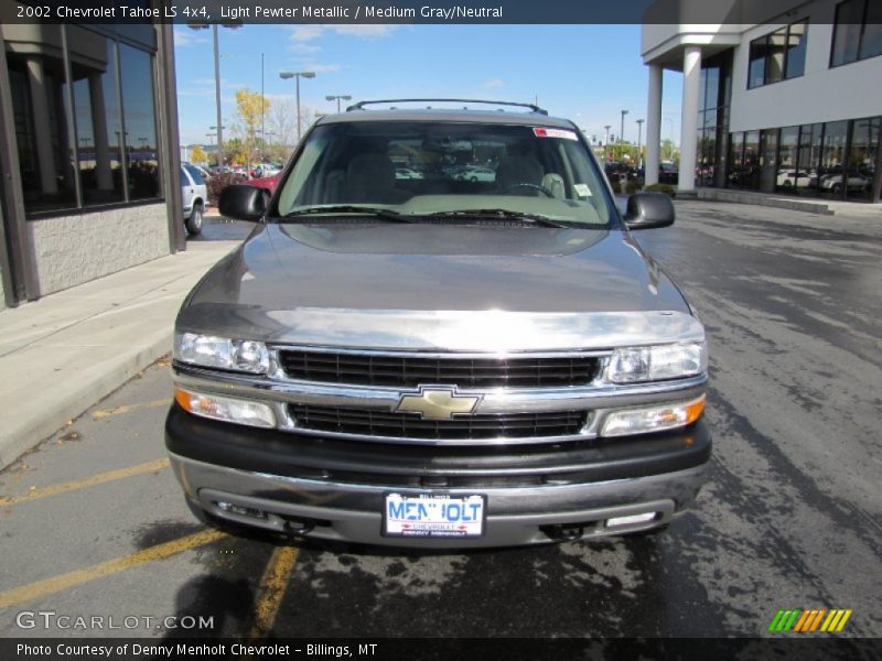 Light Pewter Metallic / Medium Gray/Neutral 2002 Chevrolet Tahoe LS 4x4