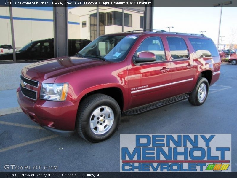 Red Jewel Tintcoat / Light Titanium/Dark Titanium 2011 Chevrolet Suburban LT 4x4