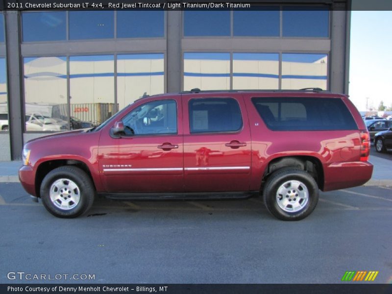 Red Jewel Tintcoat / Light Titanium/Dark Titanium 2011 Chevrolet Suburban LT 4x4