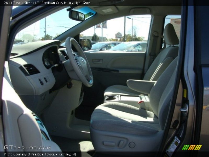 Predawn Gray Mica / Light Gray 2011 Toyota Sienna LE