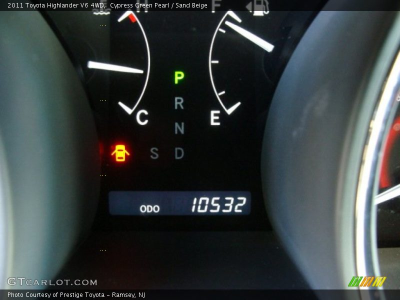 Cypress Green Pearl / Sand Beige 2011 Toyota Highlander V6 4WD