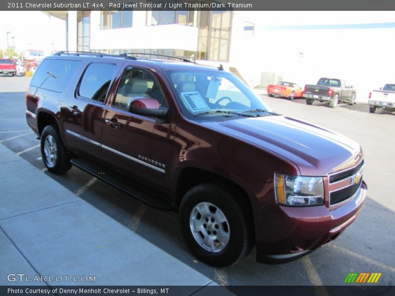 Red Jewel Tintcoat / Light Titanium/Dark Titanium 2011 Chevrolet Suburban LT 4x4