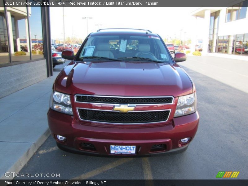 Red Jewel Tintcoat / Light Titanium/Dark Titanium 2011 Chevrolet Suburban LT 4x4