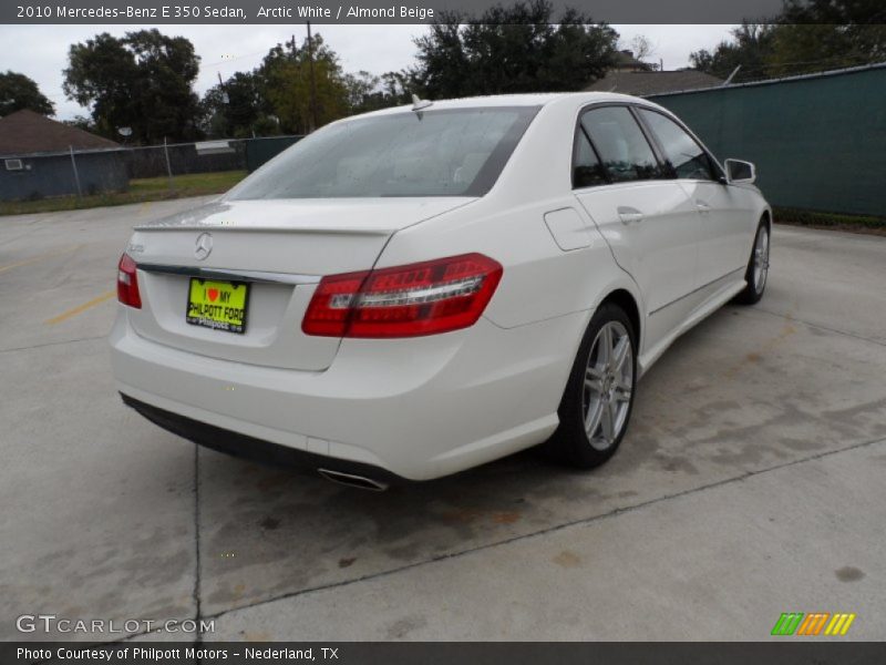 Arctic White / Almond Beige 2010 Mercedes-Benz E 350 Sedan