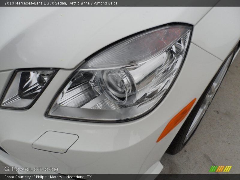 Arctic White / Almond Beige 2010 Mercedes-Benz E 350 Sedan