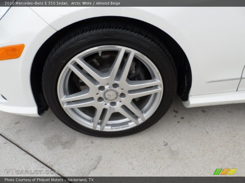 Arctic White / Almond Beige 2010 Mercedes-Benz E 350 Sedan