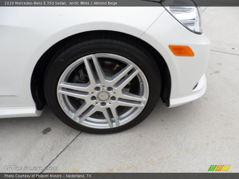 Arctic White / Almond Beige 2010 Mercedes-Benz E 350 Sedan