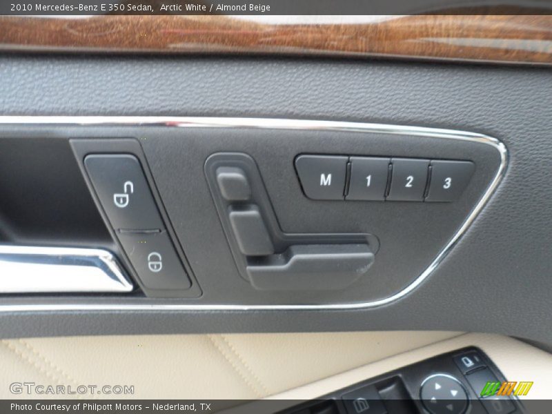 Arctic White / Almond Beige 2010 Mercedes-Benz E 350 Sedan