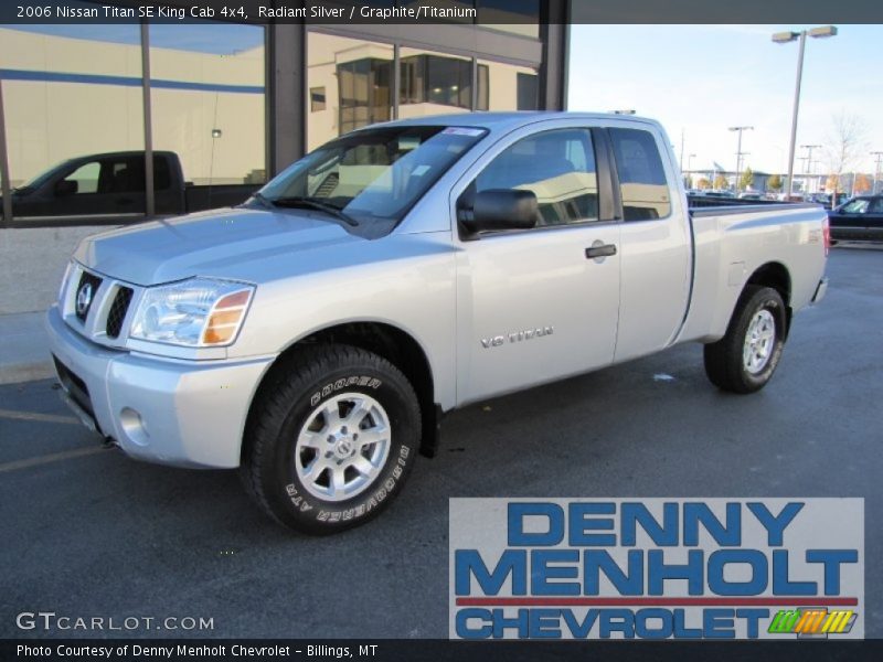 Radiant Silver / Graphite/Titanium 2006 Nissan Titan SE King Cab 4x4