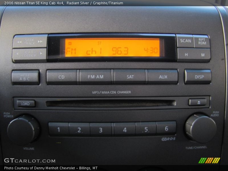 Audio System of 2006 Titan SE King Cab 4x4