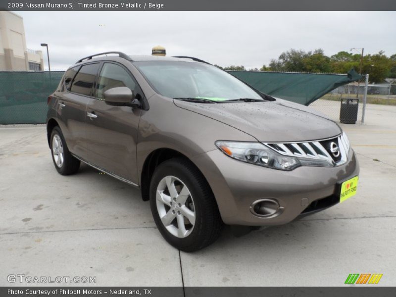 Tinted Bronze Metallic / Beige 2009 Nissan Murano S