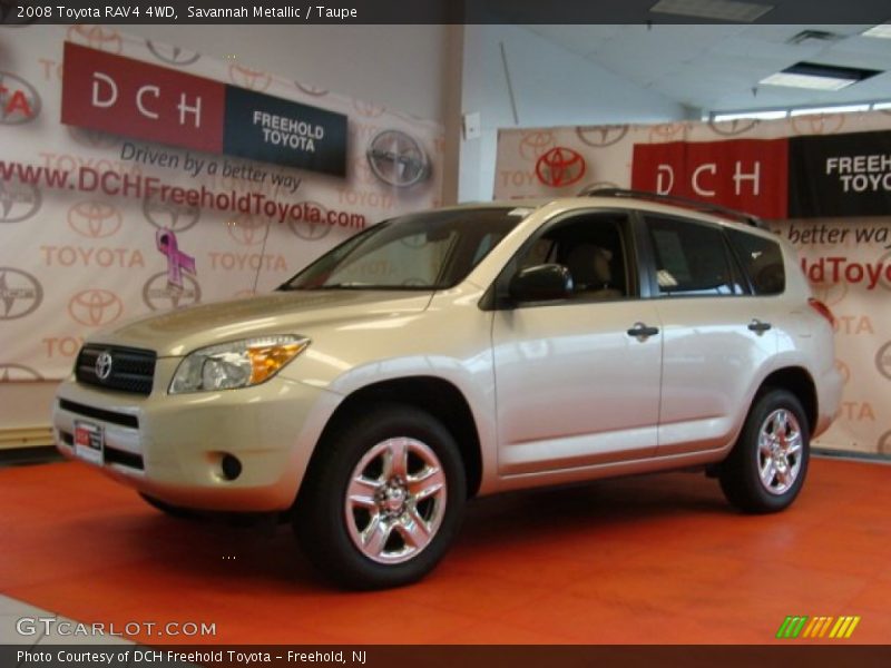 Savannah Metallic / Taupe 2008 Toyota RAV4 4WD