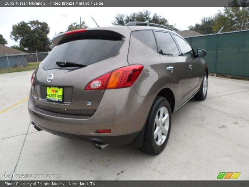 Tinted Bronze Metallic / Beige 2009 Nissan Murano S