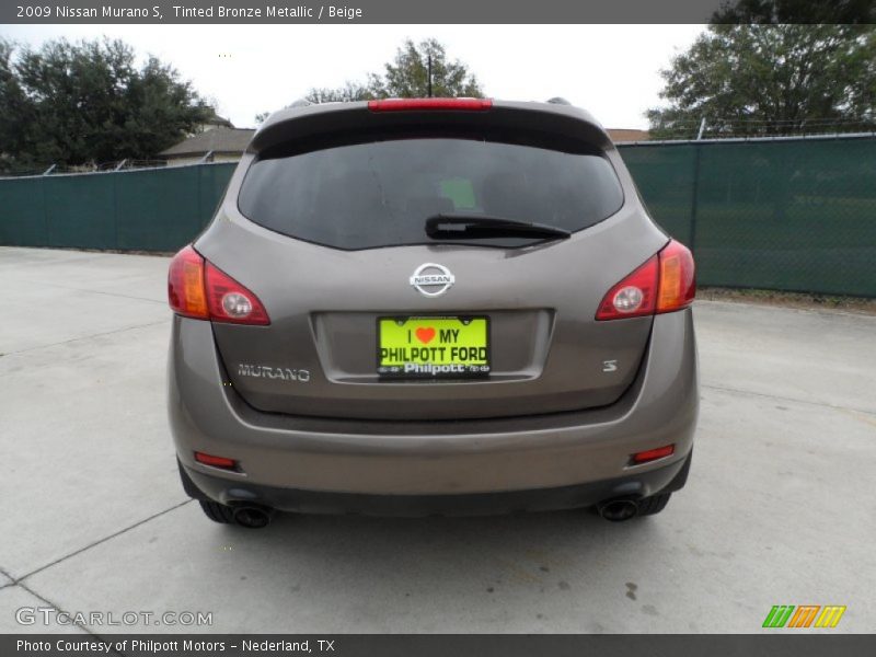 Tinted Bronze Metallic / Beige 2009 Nissan Murano S