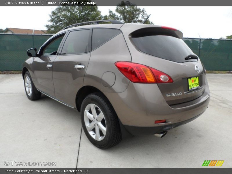 Tinted Bronze Metallic / Beige 2009 Nissan Murano S