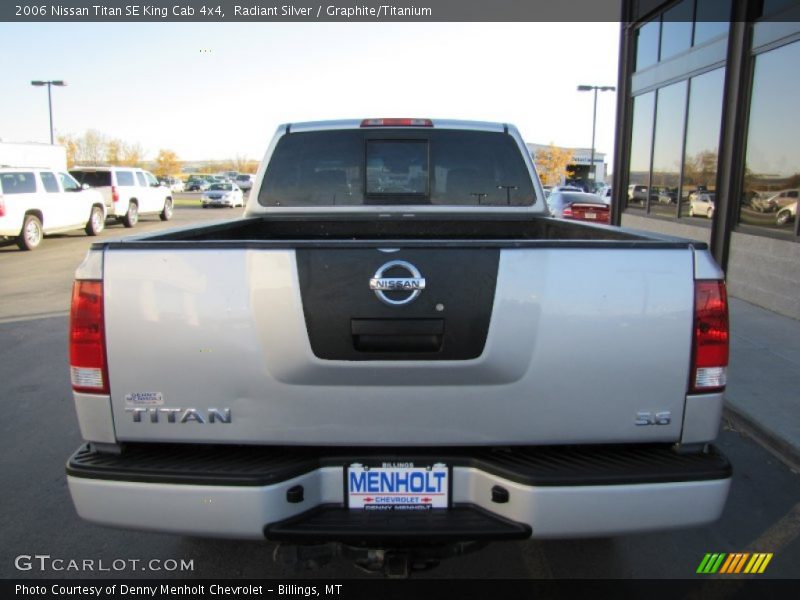 Radiant Silver / Graphite/Titanium 2006 Nissan Titan SE King Cab 4x4