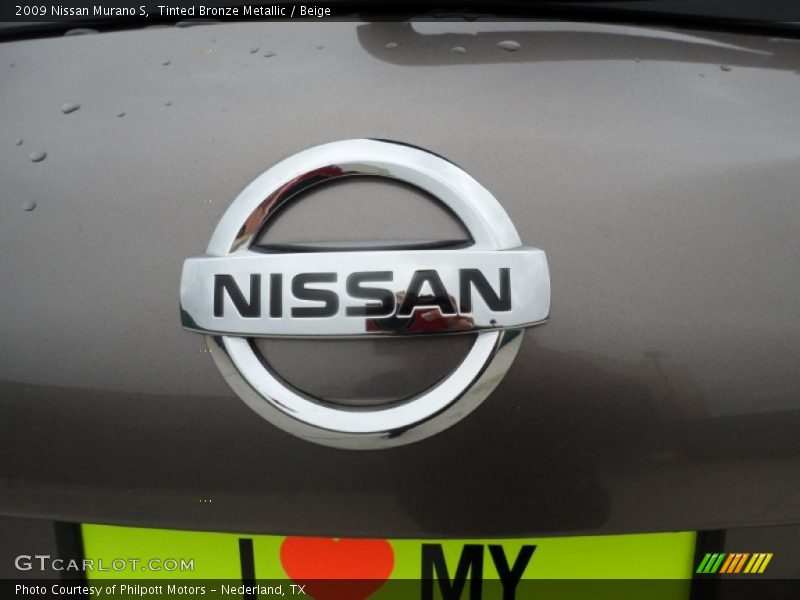 Tinted Bronze Metallic / Beige 2009 Nissan Murano S