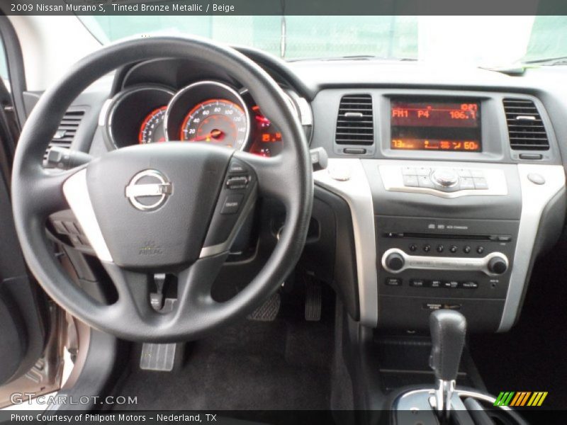 Tinted Bronze Metallic / Beige 2009 Nissan Murano S