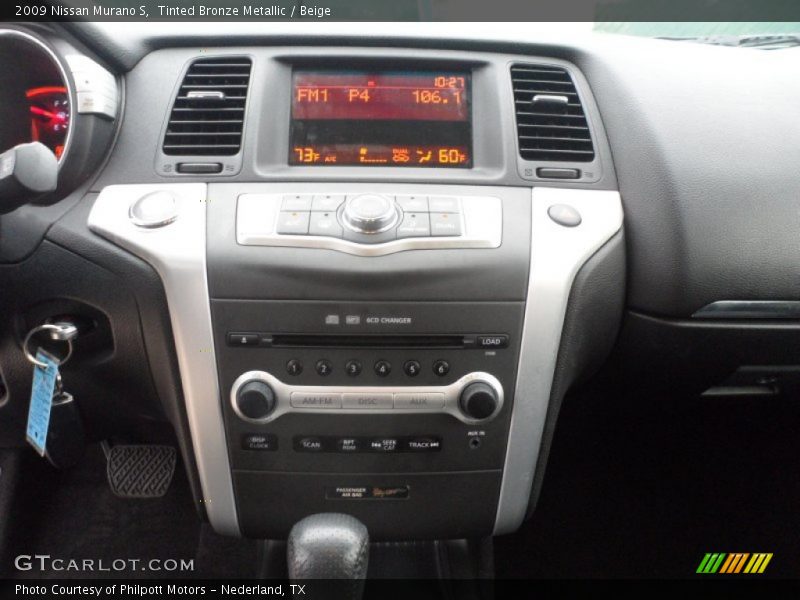 Tinted Bronze Metallic / Beige 2009 Nissan Murano S
