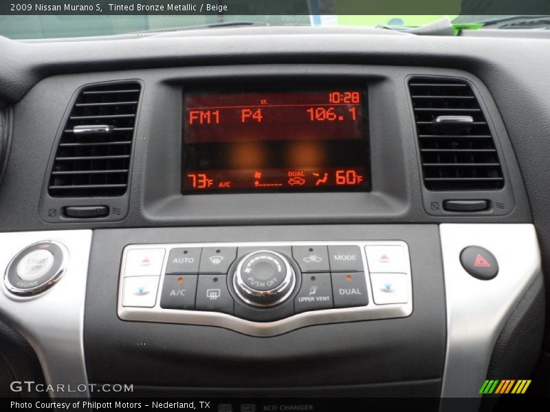 Tinted Bronze Metallic / Beige 2009 Nissan Murano S