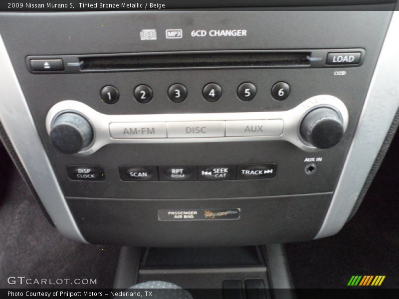 Tinted Bronze Metallic / Beige 2009 Nissan Murano S