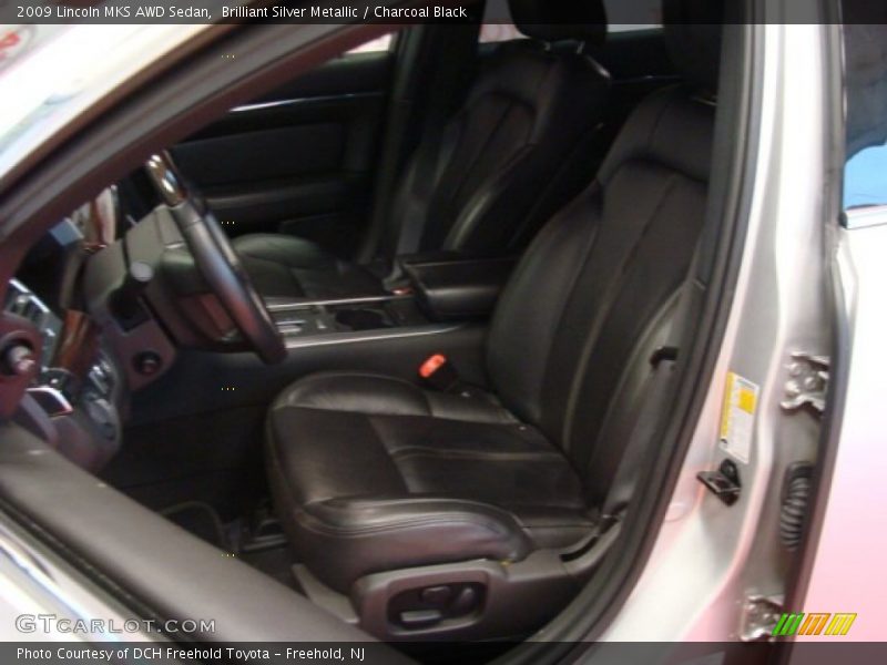 Brilliant Silver Metallic / Charcoal Black 2009 Lincoln MKS AWD Sedan
