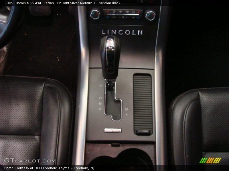 Brilliant Silver Metallic / Charcoal Black 2009 Lincoln MKS AWD Sedan