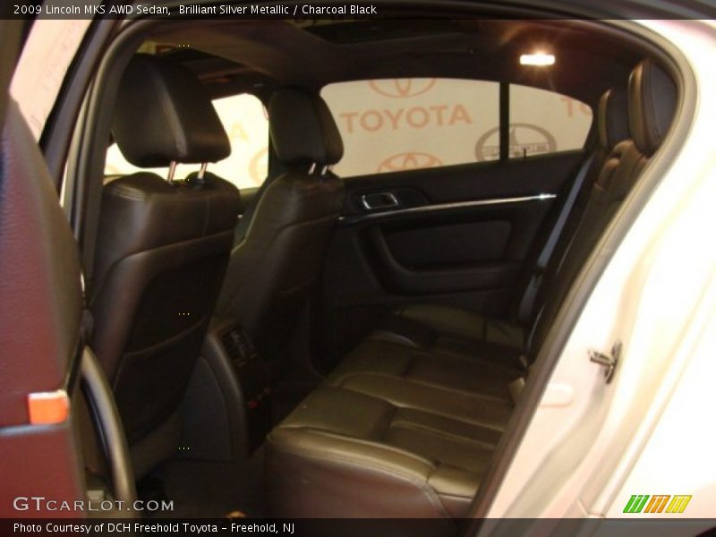 Brilliant Silver Metallic / Charcoal Black 2009 Lincoln MKS AWD Sedan