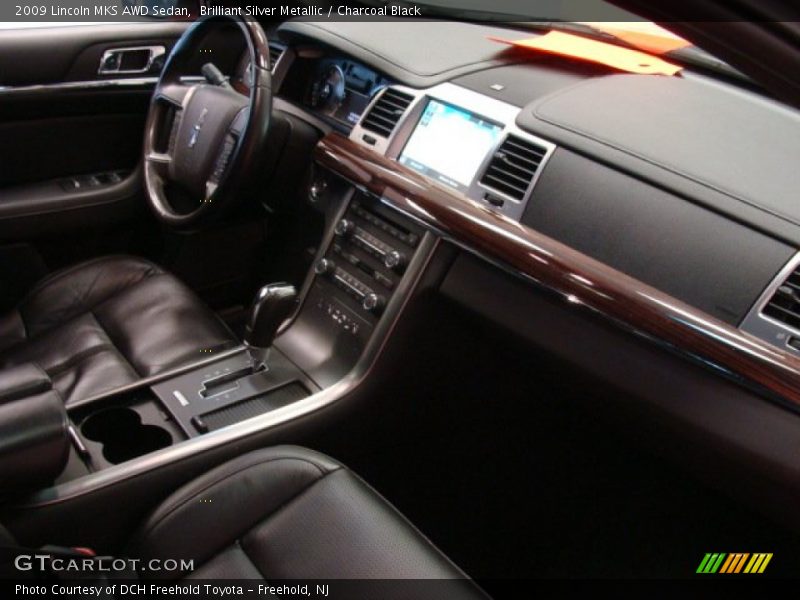 Brilliant Silver Metallic / Charcoal Black 2009 Lincoln MKS AWD Sedan