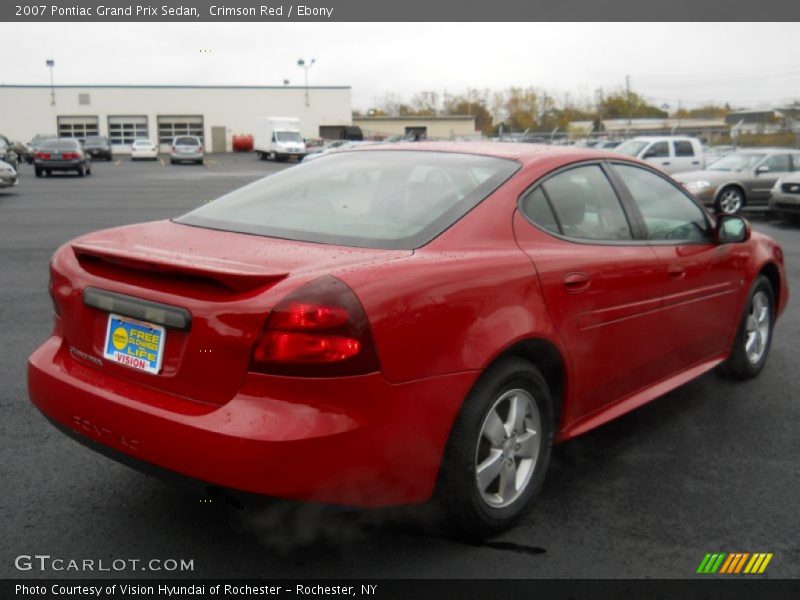 Crimson Red / Ebony 2007 Pontiac Grand Prix Sedan