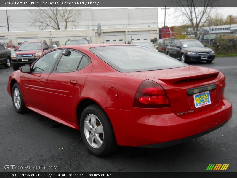 Crimson Red / Ebony 2007 Pontiac Grand Prix Sedan