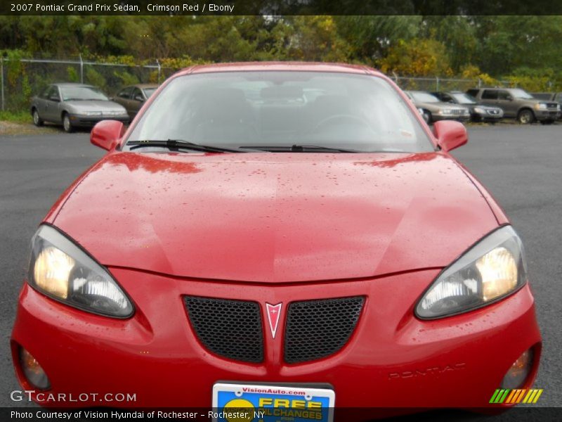 Crimson Red / Ebony 2007 Pontiac Grand Prix Sedan