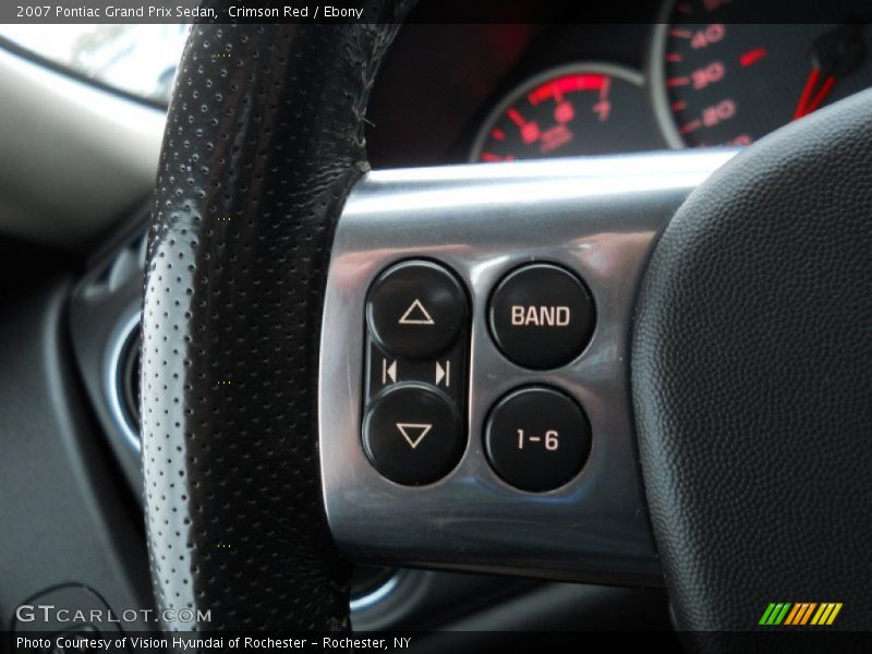 Crimson Red / Ebony 2007 Pontiac Grand Prix Sedan